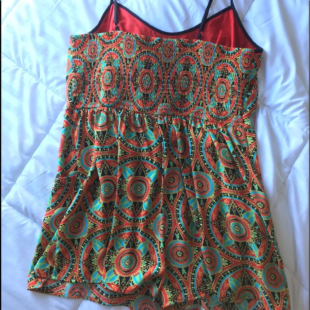 Aztec print romper